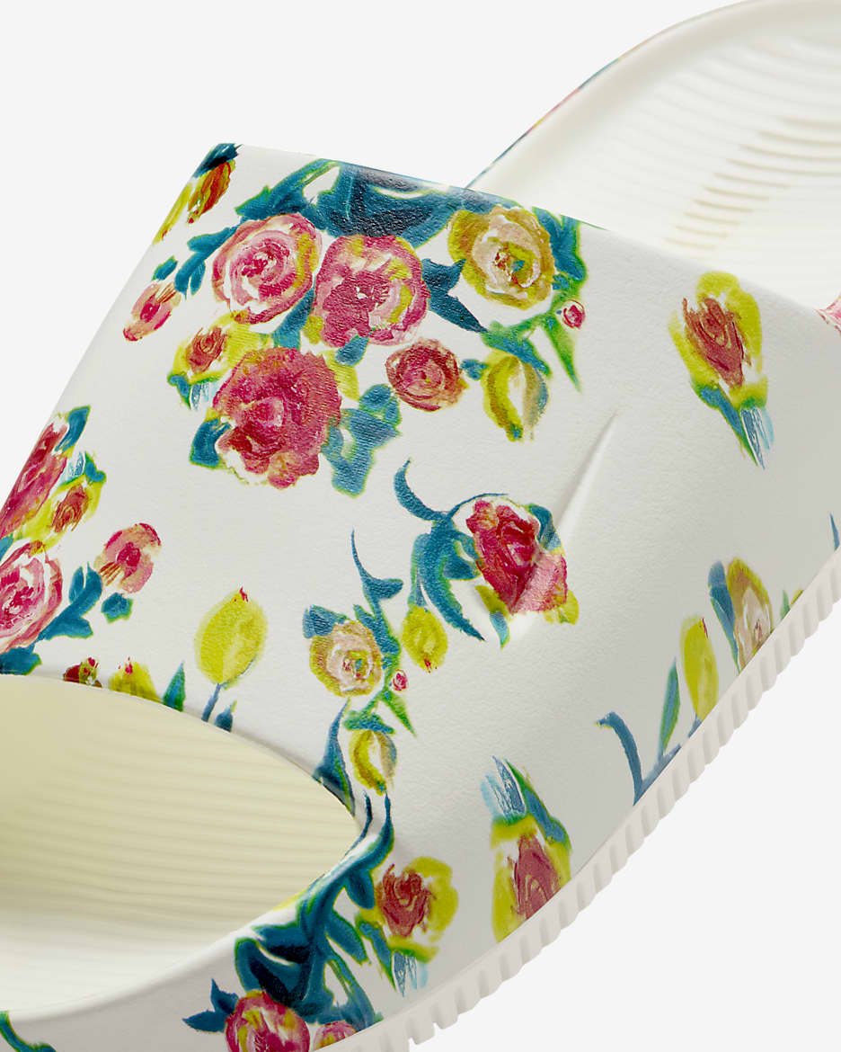 Nike slides women floral on sale